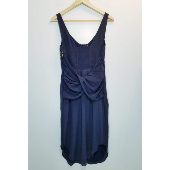 Anthropologie Leifsdottir Silk Cargo Navy Dress - Picture 2 of 2